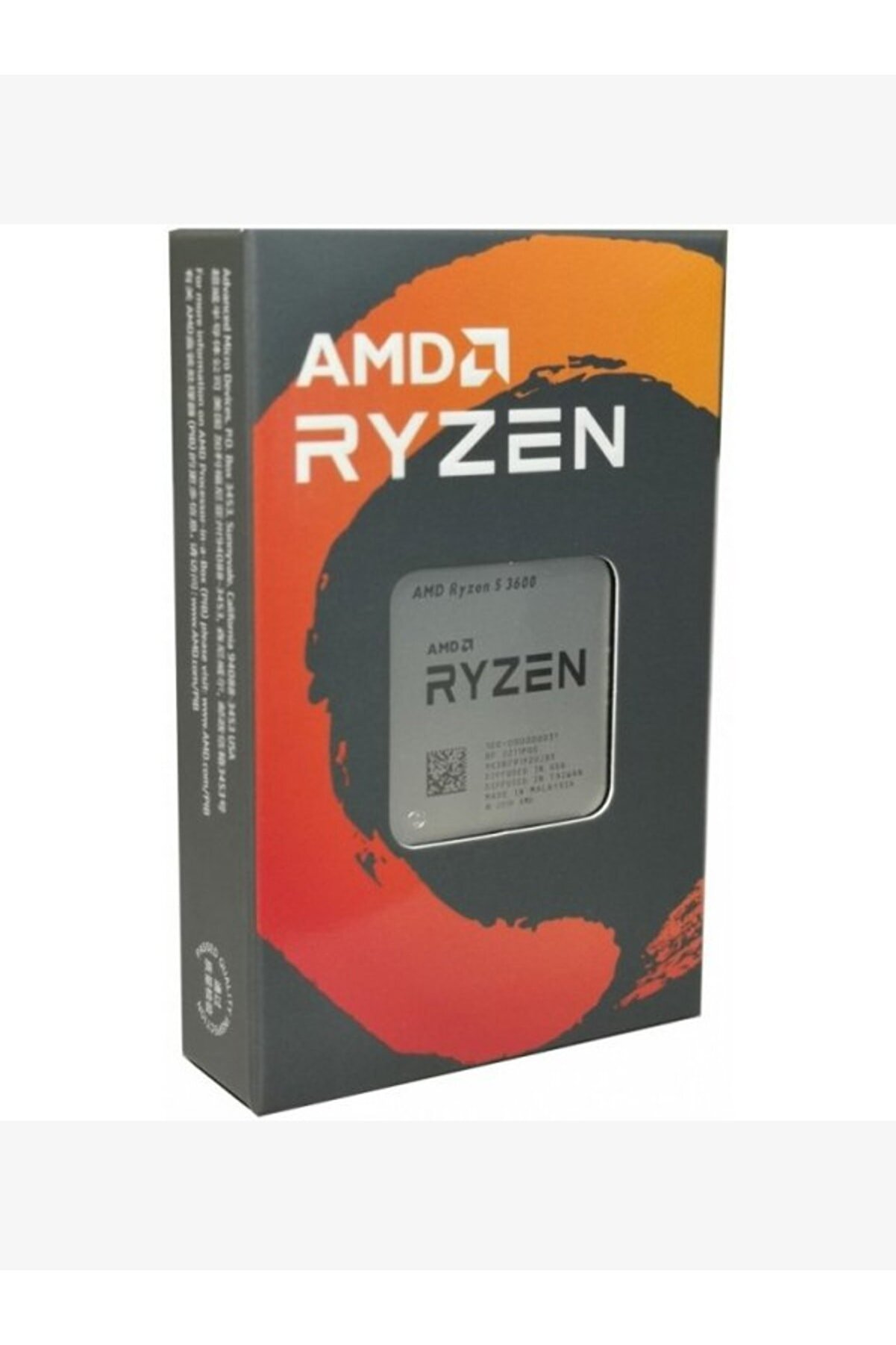 AMD RYZEN 5 3600 3.60GHZ 32MB AM4 (65W) KUTULU FANSIZ