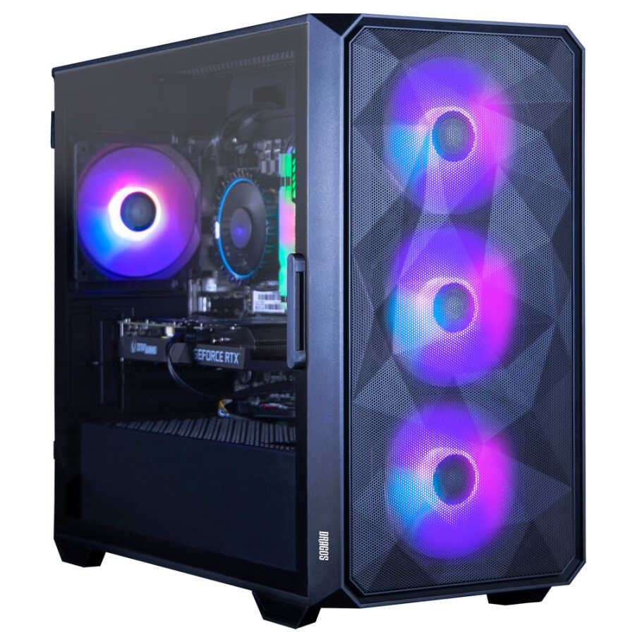 Dragos Ryzen 5 3600 16GB Ram 512GB M.2 NVMe SSD 4GB GTX1650