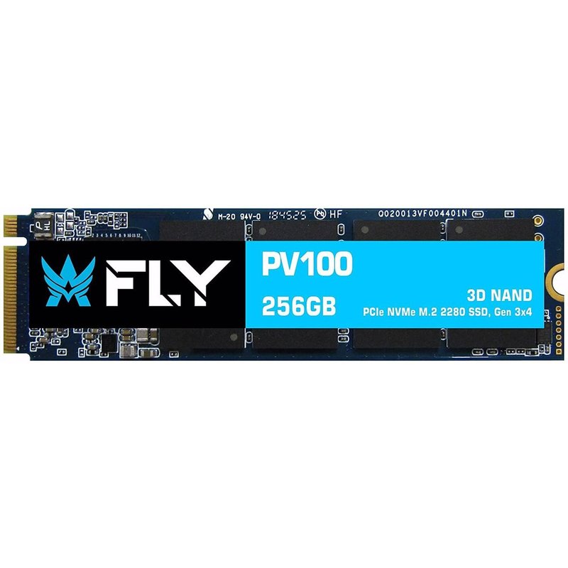 FLY FPV1000256PR PV100 256GB 3300/3100 MB/SN NVME PCIE M2 3D SSD