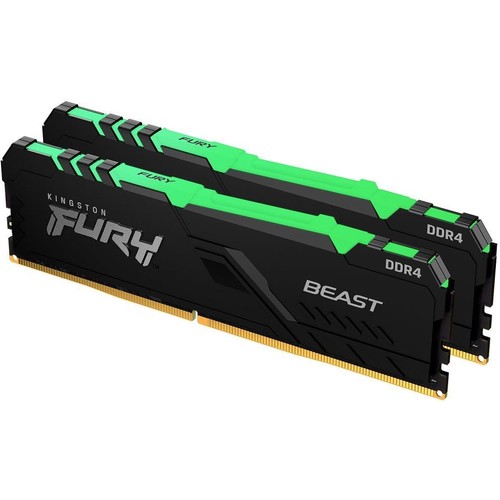 KINGSTON FURYBEAST RGB 64GB 2X32 DDR4 3200MHZ CL16 KF432C16BBAK2/64