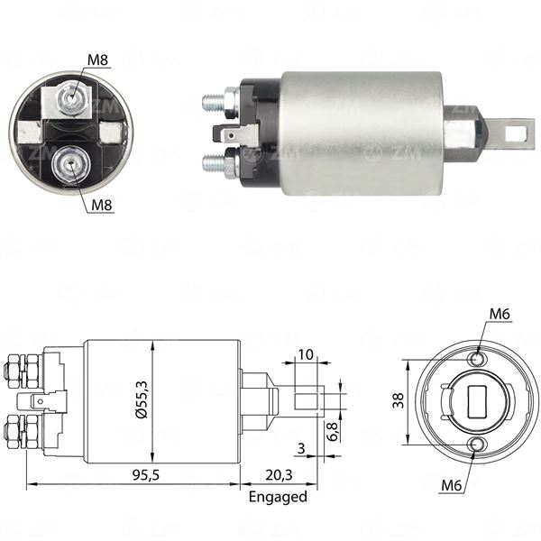MARŞ OTOMATİĞİ 12V MITSUBISHI L300 H100 EM SNLS 678
