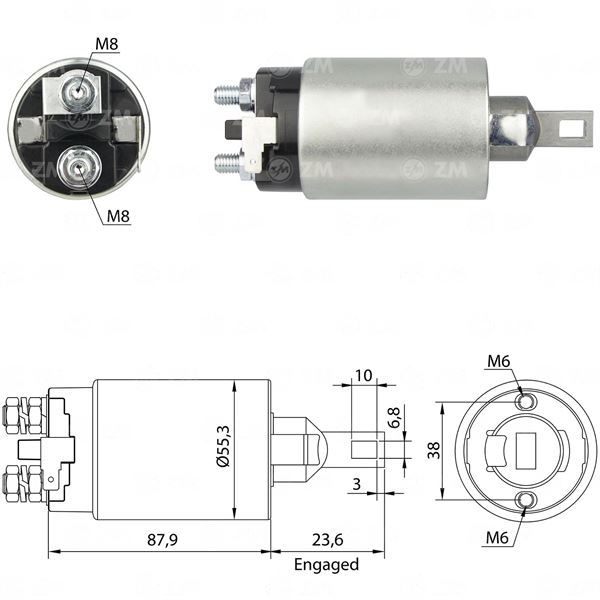 MARŞ OTOMATİĞİ 24V MITSUBSHI CANTER F659 YM SNLS 751