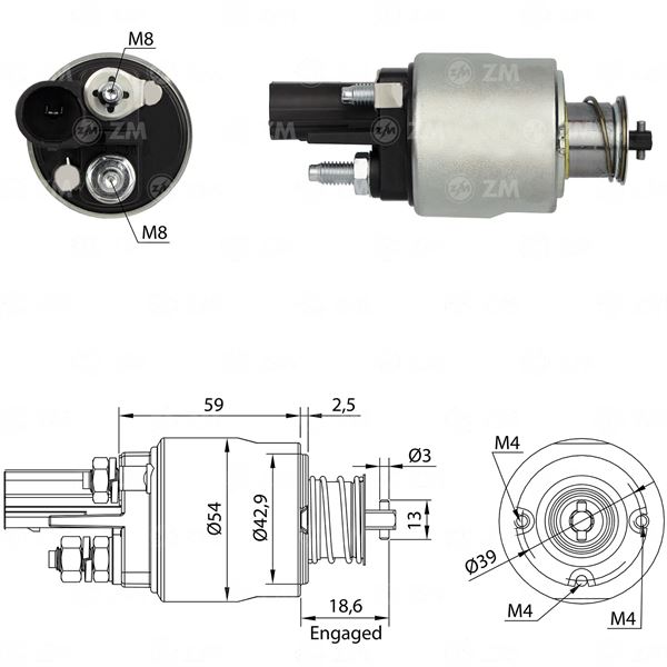 MARŞ OTOMATİĞİ CADDY GOLF PASSAT SEAT YM AUDI YUVARLAK SOKETLİ SNLS 593 594617 458214 458216