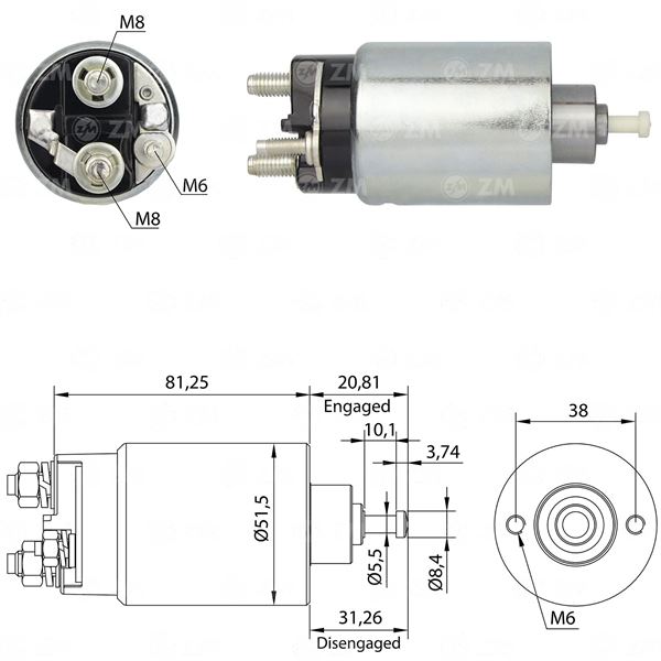 MARŞ OTOMATİĞİ 12V FORD CONNET V184 FIESTA RANGER FOCUS C.LI SNLS 108