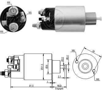 MARŞ OTOMATİĞİ 12V PARTNER 106 206 307 C2 C3 C4
