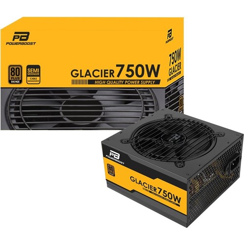 POWER BOOST BST-ATX750B GLACIER 750W 80+ ATX POWER SUPPLY