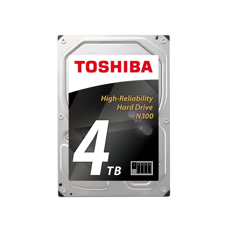 TOSHIBA N300 4TB 7200RPM 3.5" 128MB CACHE SATA 3 NAS DISK HDWQ140UZSVA