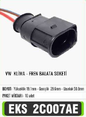 VW KLİMA - FREN BALATA SOKETİ